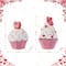 Glitzhome® Valentine's Resin Cupcakes Table Decor Set